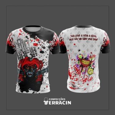 Imagem de Camiseta de Quebrada Cria Favela Coringa Joker Dry - Ferracin, Branco,
