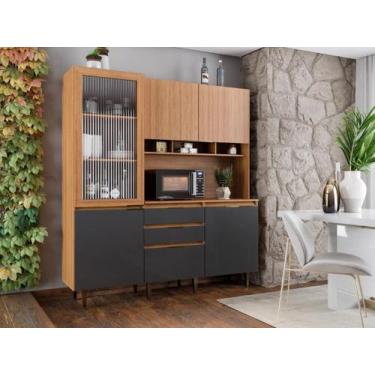 Imagem de Armário de Cozinha 5 Portas 3 Gavetas Superiore - Batrol Móveis