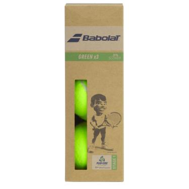 Imagem de Bola De Tênis Babolat Iniciação Green Stage com 03 Bolas
