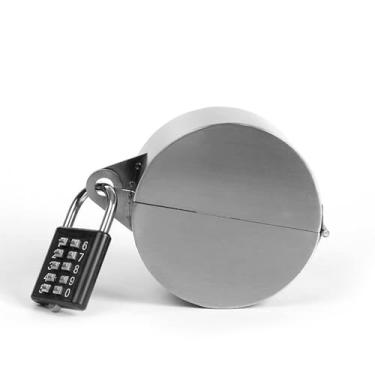 Imagem de Faucet Bloqueio Válvula de Portão Bloqueio Dispositivo Faucet Household Faucet Capa protetora com senha Bloqueio Evita Roubo de água para Casas Parques Escolas Feito de Aço