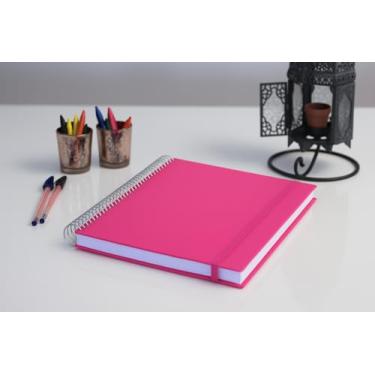 Imagem de Confetti - Caderno Universitário Splash 10x1 160 Folhas Pautado Capa Rosa