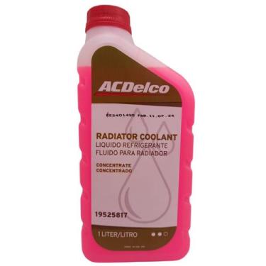 Imagem de Aditivo para Radiador AcDelco Concentrado Rosa 1L