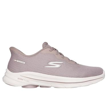 Imagem de Skechers Tênis feminino Go Walk 8 Nadia Hands Free Slip-ins, Cinzento-acastan, 39