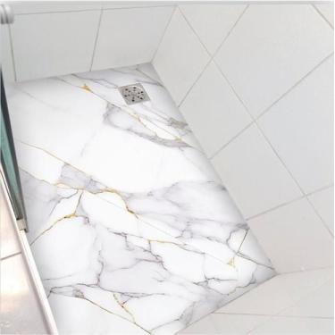 Imagem de Adesivo Piso Box Mármore Calacata Gold Antiderrapante - Colacomigo