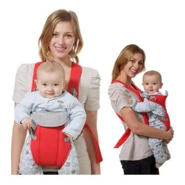 Imagem de Canguru Mochila Ergonômico Carrega Bebê Porta Bebês - Importway