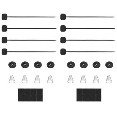 Imagem de ZZHXSM Kit de montagem de ventilador, kit de montagem de ventilador de radiador elétrico de 2 peças para ventiladores elétricos e resfriadores de transmissão
