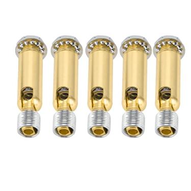 Imagem de aqxreight 5pcs M10 Adaptador de Teto Inclinado para Lustres de Luzes Pendentes e Iluminação Com Junta de Engrenagem Externa de 180 ° No Acabamento de Bronze (Bronze)