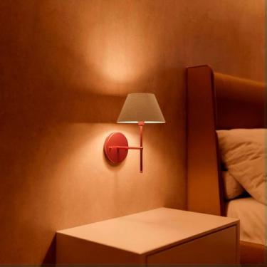 Imagem de Arandela luminária De Parede Clássica interna de alumínio e bivolt com