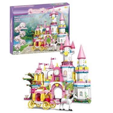 Imagem de Conjunto de Blocos de Montar Construção Castelo Super Fantástico - Com Detalhes Refinados, Adequado para Adultos e Crianças a Partir de 6 Anos