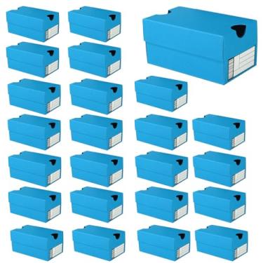 Imagem de 24un Mini Caixas de Sapatos Lembranças Festa, 10x6x5cm Caixa Lembranças Festa Mini Azul com Etiquetas Autocolantes Editáveis para Colocar Doces Bolachas Salgados Guloseimas