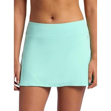 Imagem de Head Short feminino de malha rodada, ajuste relaxado, costura interna de 33 cm, shorts de compressão embutidos com bolsos, Yucca, M