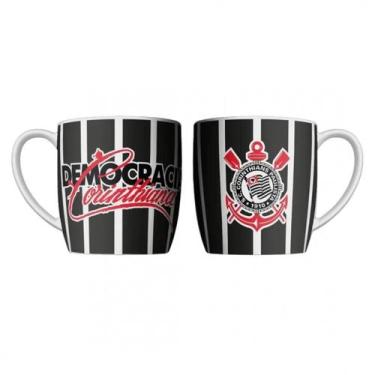 Imagem de Caneca de Porcelana Corinthians 360ml  Oficial Licenciada Café e Bebid