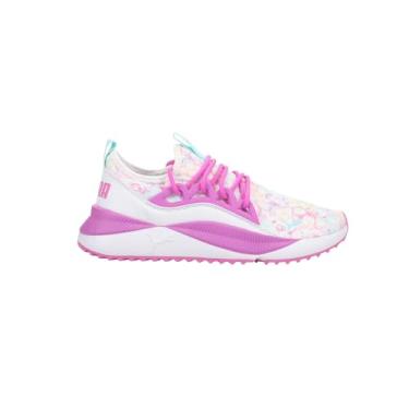 Imagem de PUMA Pacer Future Allure Tênis branco elétrico Orchid-Island Paradise, tamanho 37 unissex para crianças grandes