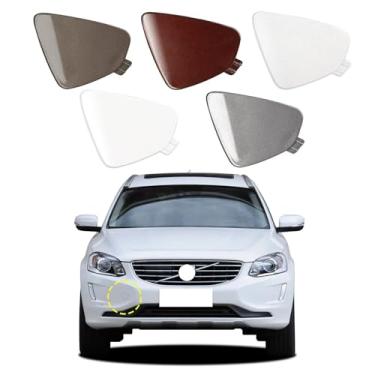 Imagem de Tampa de gancho de reboque para para-choque dianteiro de carro compatível com Volvo XC60 2014 2015 2016 2017 191275426630 39821562 398215624 Tampa de reboque pequena sem pintura