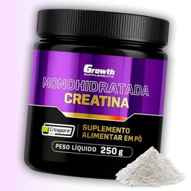 Imagem de Creatina Creapure Growth Supplements 250g – Creatina Monohidratada Pura, Selo Creapure®, 3g por dose