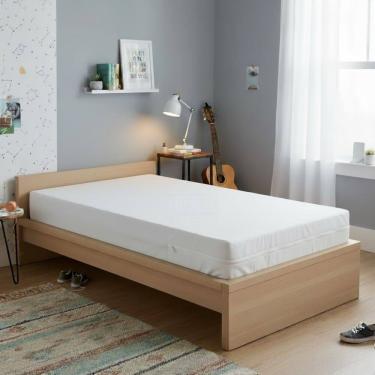 Imagem de Capa Colchão Solteiro Branca Hospitalar Impermeável Com Zíper