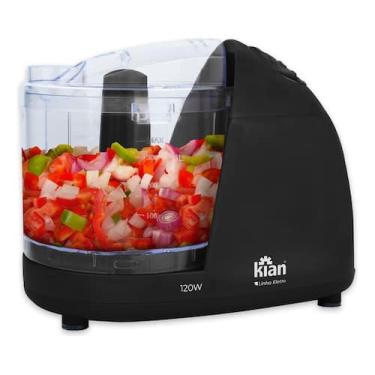 Imagem de Kian Linha Eletro Mini processador cor preto 120W 500mL -, 220V