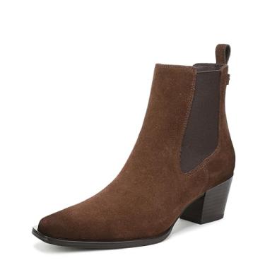 Imagem de Sam Edelman Bota feminina Ashtyn no tornozelo, Marrom Mustang, 37