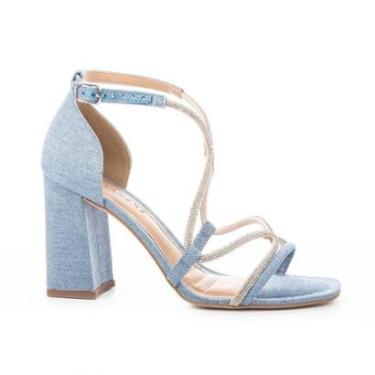 Imagem de Sandália Tanara de Salto Bloco T7182-Feminino