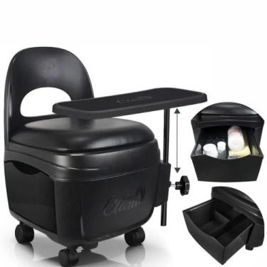 Imagem de Cirandinha Cadeira Preta Diva Para Manicure Pedicure - Santa Clara, Pr