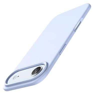 Imagem de JETech Capa Silicone Líquido para iPhone 17 Air, Proteção de Corpo Inteiro com Toque Macio e Sedoso, Case de Celular Antirriscos com Forro de Microfibra (Azul)