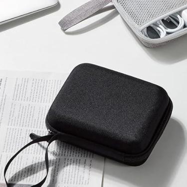 Imagem de Estojo rígido de EVA – Tecido Oxford durável e impermeável para bancos de energia e ratos (preto)