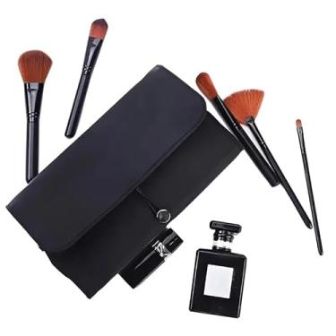 Imagem de 1 bolsa organizadora de pincéis de maquiagem de grande capacidade - bolsa multifuncional de cosméticos portátil estilo coreano para estudantes