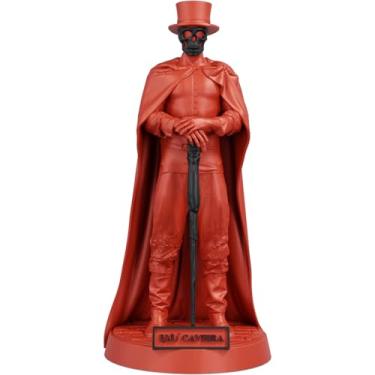 Imagem de Estátua Exu Caveira Imagem Umbanda Candomblé (Cor Sanguis Obscurus)