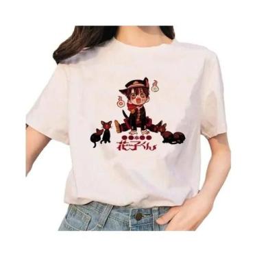 Imagem de Camiseta Feminina Harajuku Ullzang Hanako-Kun - Estampa Gráfica Anos 9