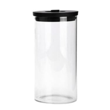 Imagem de Pote De Vidro Hermético Tampa De Bambu 600 Ml - Casambiente