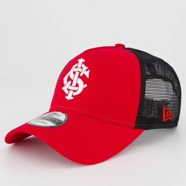 Imagem de Boné New Era Internacional 940 Trucker Vermelho e Preto-Unissex