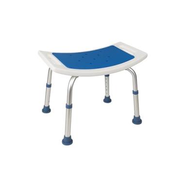 Imagem de Banqueta Banco De Banho Simples, Para Idoso e Adulto, Higiênica, Ajustável, Confortável, Safe Medic