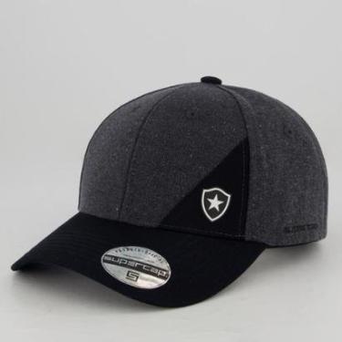 Imagem de Boné Botafogo Sarja Cinza Mescla-Unissex