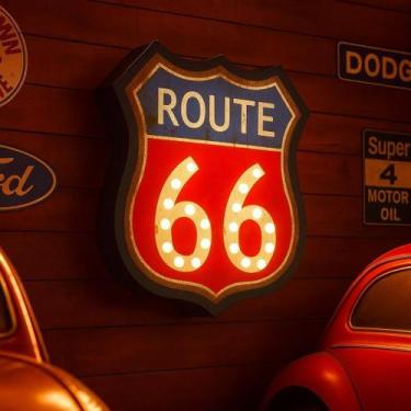 Imagem de Luminoso route 66 - Eu Curto Isso Decorativos