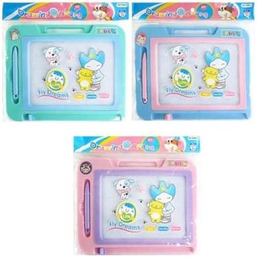 Imagem de Lousa colorida infantil para rabiscos e desenhos, tela lisa, colorida