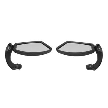 Imagem de Asixxsix Espelho de Bicicleta de Guiador, Espelhos Retrovisores de Ciclismo Seguros e Dobráveis ​​ajustáveis ​​de 360 ​​graus, Espelho de Bicicleta de Montagem de Guiador, Fácil de