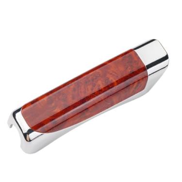 Imagem de Capa de freio de mão de fibra de carbono – ajuste universal para carros, SUVs e caminhões – resistente a arranhões e impactos, marrom