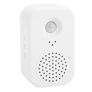 Imagem de GOWENIC Leitor de Voz Ativado por Movimento, Lembrete de Voz Ativado por Sensor de Movimento PIR, ângulo de Detecção de 120 °, Gravável, para Campainha de Boas-vindas, Loja, Supermercado