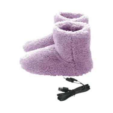 Imagem de Sapatos Elétricos Aquecidos Recarregáveis Laváveis USB Aquecedor De Pé