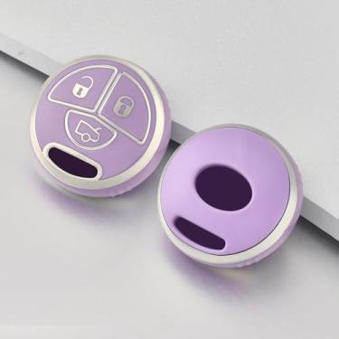 Imagem de Capa protetora de TPU compatível com chave de controle remoto inteligente Toyota, acessórios para chaves de carro