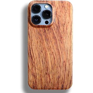 Imagem de VEVEL Capa para Apple iPhone 14 Plus 6,7 polegadas 2022, capa traseira respirável à prova de choque de madeira real leve [proteção de tela e câmera] (Cor: C)