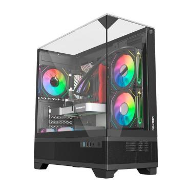 Imagem de Gabinete Liketec Gamer Mahal, Sky Tower, M-ATX, Lateral, Frontal e Teto em Vidro -LC-MT-MAHAL-2093-Unissex