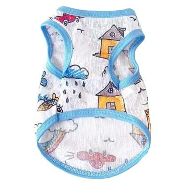 Imagem de Colete de malha respirável Ainoli para animais de estimação, roupas frescas e confortáveis ​​de poliéster para cães e gatos pequenos (Colete Malha XS)