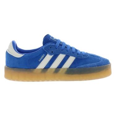 Imagem de adidas Tênis feminino Sambae, Azul/branco-azul, 39