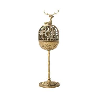 Imagem de Suporte De Incenso De Metal Com Fragrância De Sândalo Para Decoração D