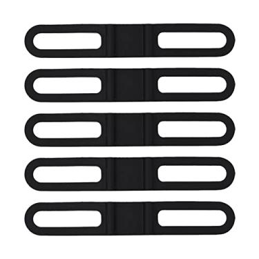 Imagem de Aoresac 5 Pçs/set Multiuso Bicicleta Ciclismo Silicone Correia Fixa Bandagem Suporte de Montagem de Lanterna, Elástico e Resistente para Celular, Garrafa Água, Etc, Adequado para