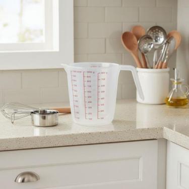 Imagem de Kit 20 Jarras Medidoras Plástico 1 Litro E 500ml Uso Cozinha - Clink