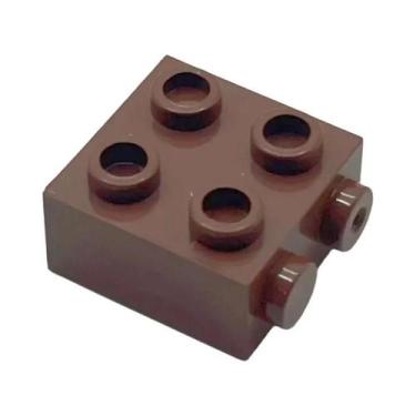 Imagem de 20 Peças De Blocos De Montar 1x2x1 2/3 Modificados Com Espinhos Em Um 