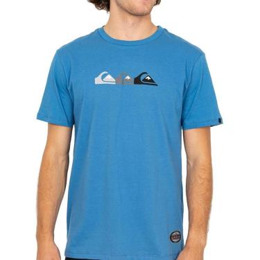 Imagem de Camiseta Quiksilver Emb Three Logo SM26 Masculina-Masculino