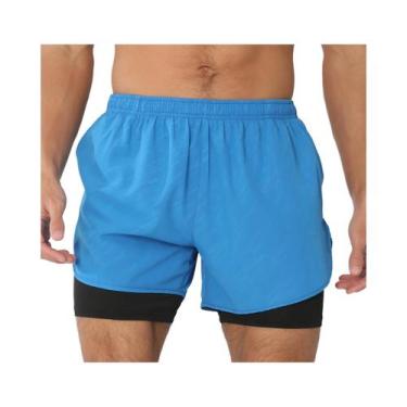 Imagem de Bermuda Masculina De Secagem Rápida Leve Para Corrida E Academia Com B